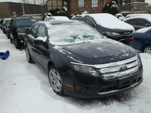 3FAHP0HA0BR136536 - 2011 FORD FUSION SE BLACK photo 1