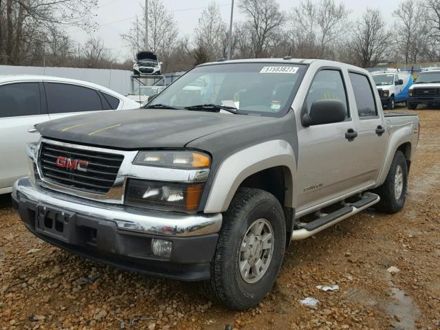 1GTDT136158190494 - 2005 GMC CANYON GRAY photo 2