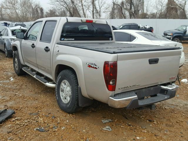 1GTDT136158190494 - 2005 GMC CANYON GRAY photo 3