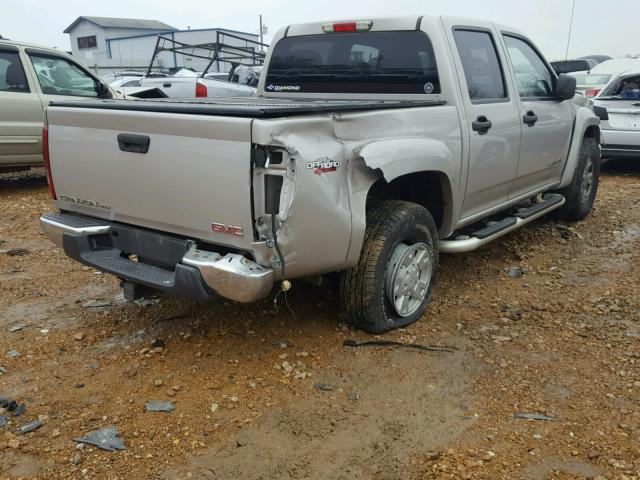 1GTDT136158190494 - 2005 GMC CANYON GRAY photo 4