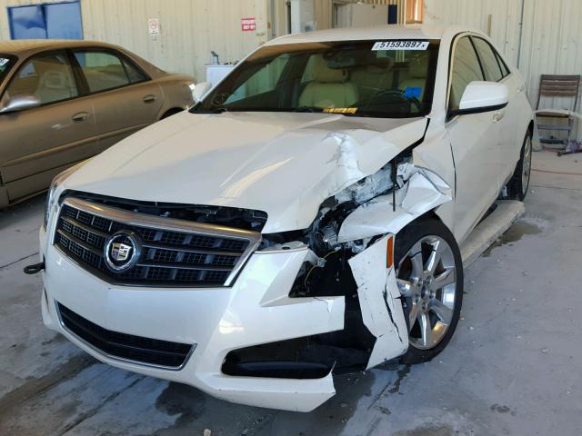 1G6AA5RX0D0126656 - 2013 CADILLAC ATS CREAM photo 2