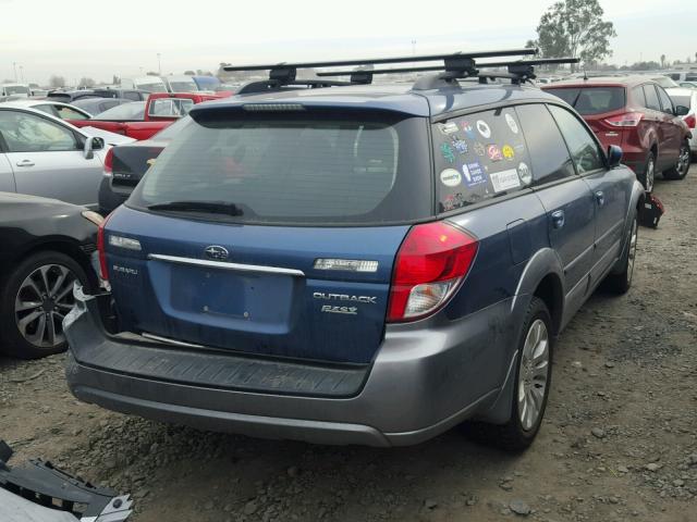 4S4BP66C797331604 - 2009 SUBARU OUTBACK 2. BLUE photo 4