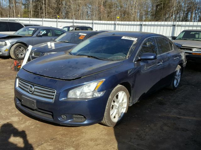 1N4AA5AP9DC843098 - 2013 NISSAN MAXIMA S BLUE photo 2