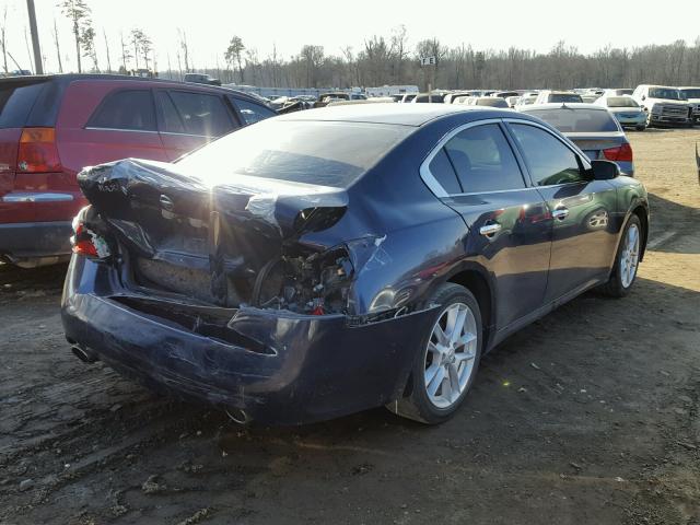 1N4AA5AP9DC843098 - 2013 NISSAN MAXIMA S BLUE photo 4