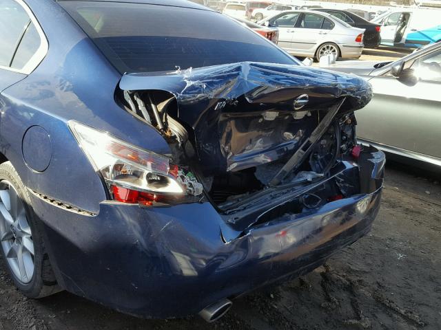 1N4AA5AP9DC843098 - 2013 NISSAN MAXIMA S BLUE photo 9