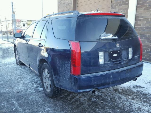 1GYEE637960222817 - 2006 CADILLAC SRX BLUE photo 3