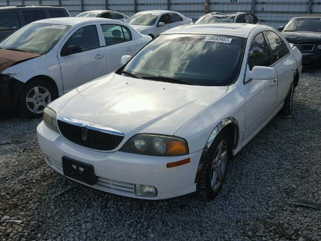 1LNHM87A42Y709129 - 2002 LINCOLN LS WHITE photo 2