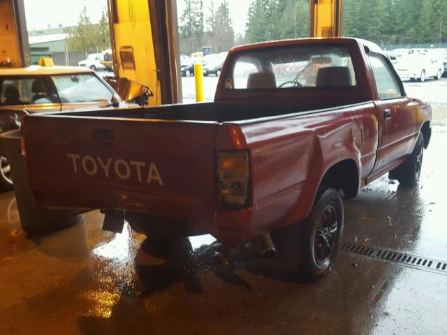 4TARN81A9PZ139513 - 1993 TOYOTA PICKUP 1/2 MAROON photo 4