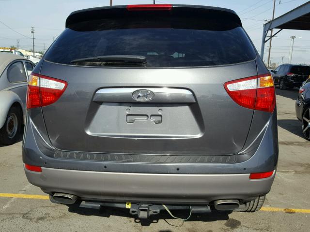 KM8NU4CC4AU127363 - 2010 HYUNDAI VERACRUZ G CHARCOAL photo 9