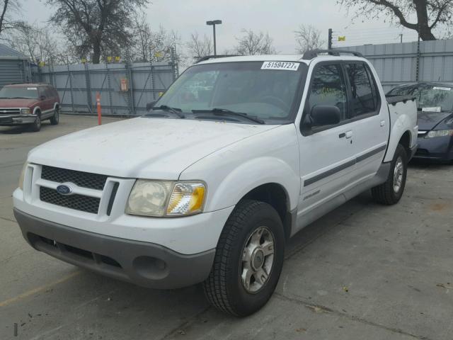 1FMZU77E41UB77002 - 2001 FORD EXPLORER S WHITE photo 2