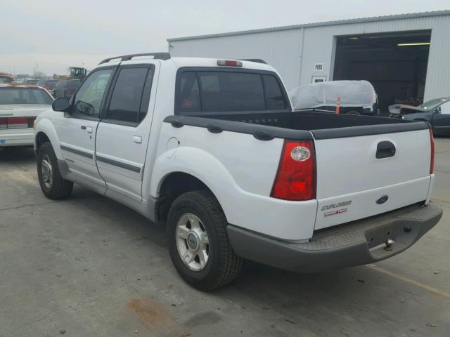 1FMZU77E41UB77002 - 2001 FORD EXPLORER S WHITE photo 3