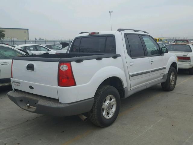 1FMZU77E41UB77002 - 2001 FORD EXPLORER S WHITE photo 4