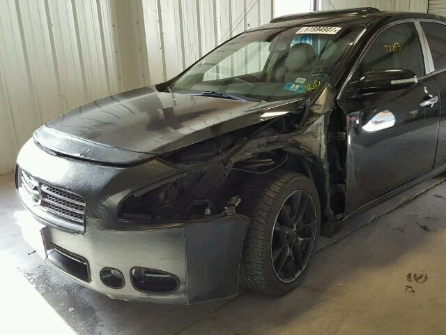 1N4AA5AP6BC858820 - 2011 NISSAN MAXIMA S BLACK photo 9