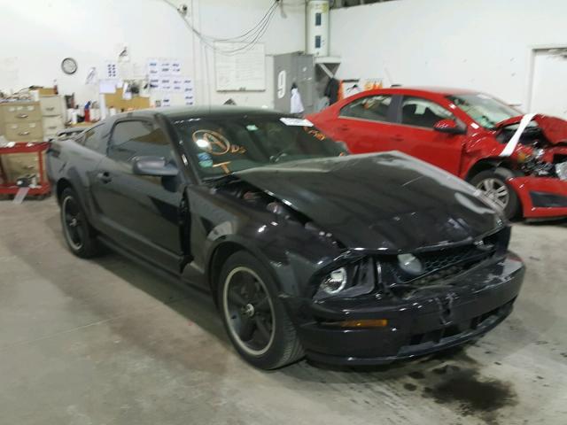 1ZVHT80N685160190 - 2008 FORD MUSTANG BLACK photo 1