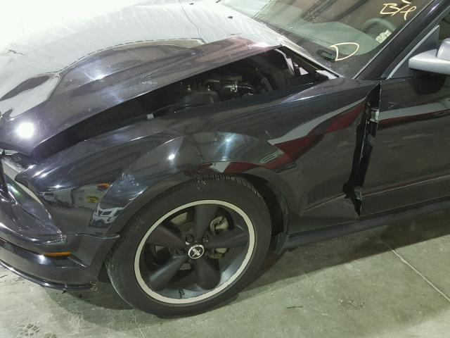 1ZVHT80N685160190 - 2008 FORD MUSTANG BLACK photo 9