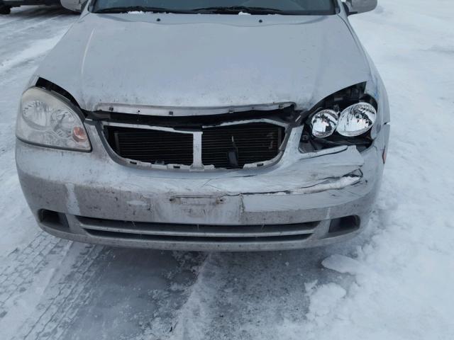 KL5JD56Z47K560281 - 2007 SUZUKI FORENZA BA SILVER photo 9