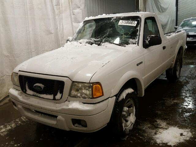 1FTYR10U94PB46461 - 2004 FORD RANGER WHITE photo 2