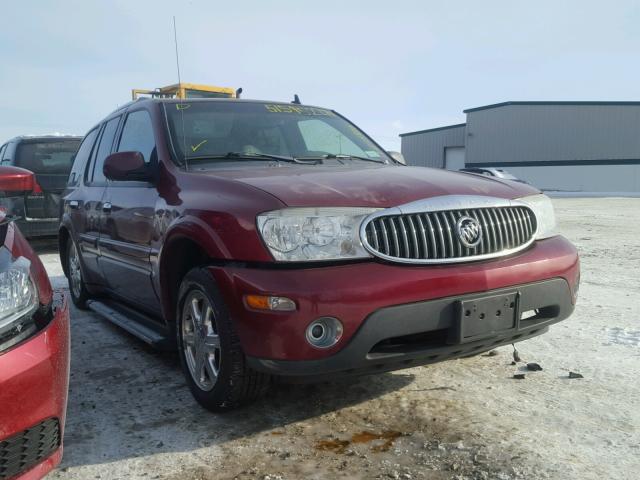 5GADT13S562243488 - 2006 BUICK RAINIER CX RED photo 1