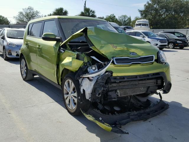 KNDJP3A50E7720571 - 2014 KIA SOUL + GREEN photo 1