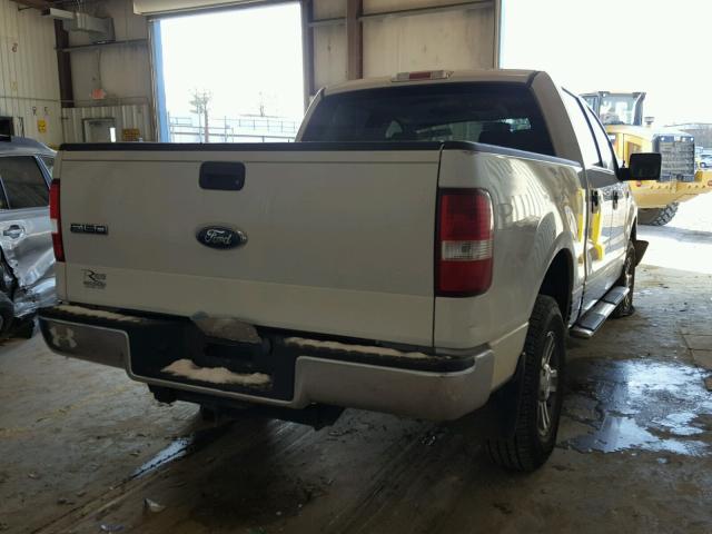 1FTPW14598FB95405 - 2008 FORD F150 SUPER WHITE photo 4