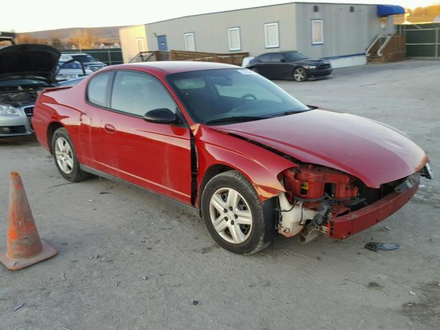 2G1WJ15K279327662 - 2007 CHEVROLET MONTE CARL RED photo 1