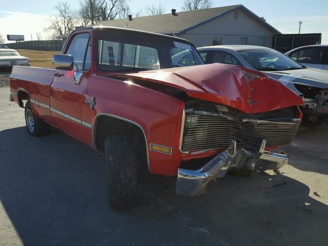 1GCDR14K8HJ135161 - 1987 CHEVROLET R10 RED photo 1