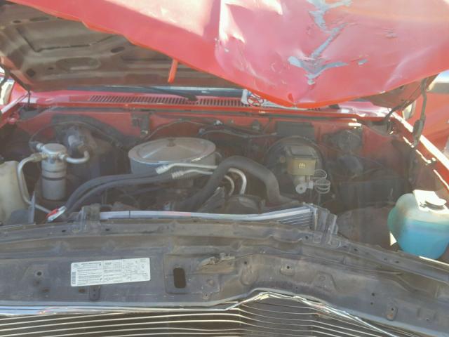 1GCDR14K8HJ135161 - 1987 CHEVROLET R10 RED photo 7