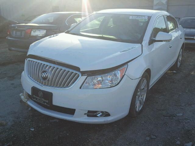 1G4GC5EC6BF298958 - 2011 BUICK LACROSSE C WHITE photo 2