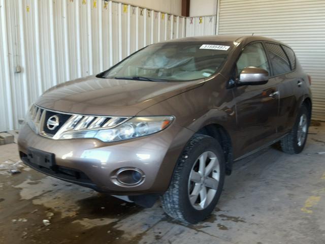 JN8AZ1MW7AW114272 - 2010 NISSAN MURANO S BROWN photo 2