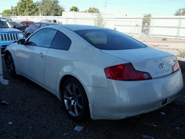 JNKCV54EX4M812453 - 2004 INFINITI G35 WHITE photo 3