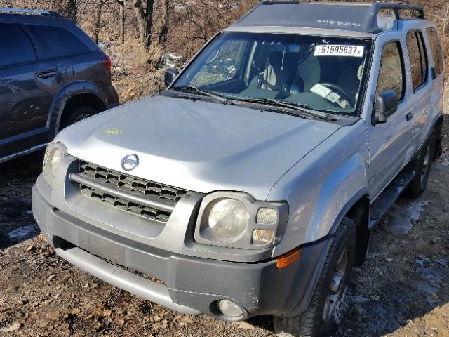 5N1ED28Y12C575219 - 2002 NISSAN XTERRA XE SILVER photo 2