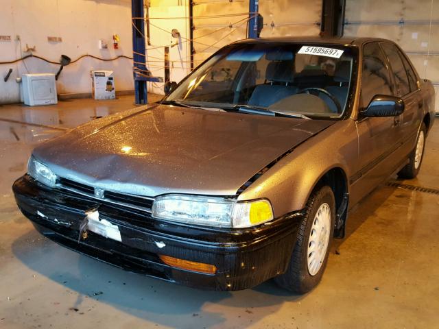 JHMCB754XNC024211 - 1992 HONDA ACCORD DX GRAY photo 2