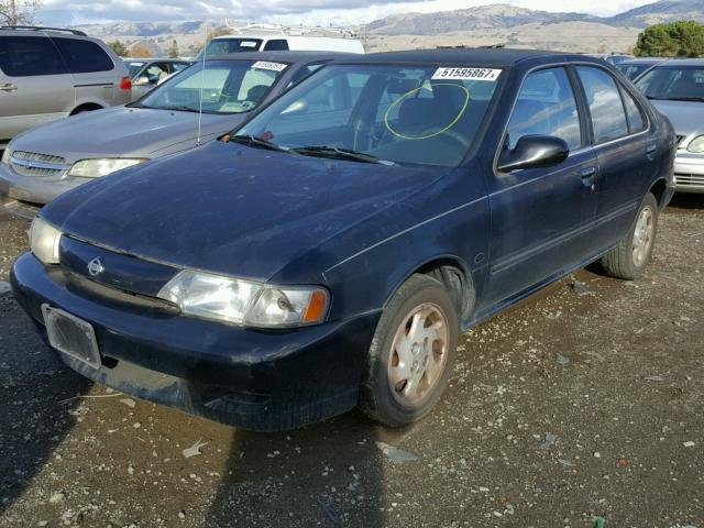 1N4AB41D5XC705513 - 1999 NISSAN SENTRA BAS BLACK photo 2