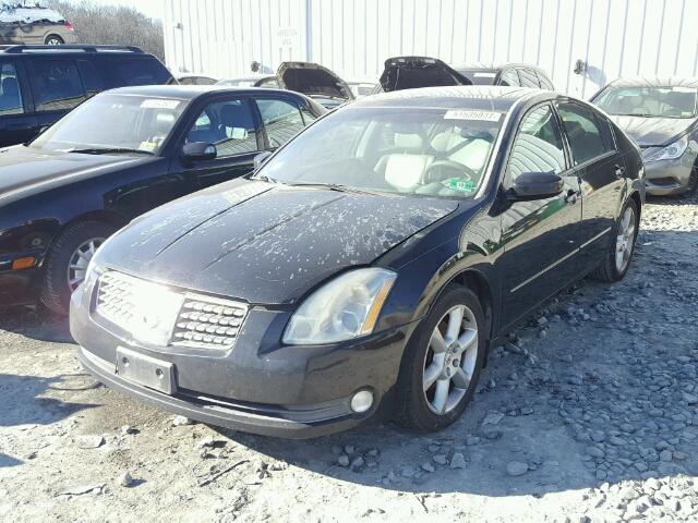 1N4BA41E84C900503 - 2004 NISSAN MAXIMA SE BLACK photo 2