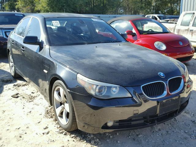 WBANE73566CM36654 - 2006 BMW 530 I BLACK photo 1