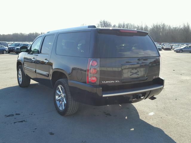 1GKFK66858J151883 - 2008 GMC YUKON XL D BLACK photo 3