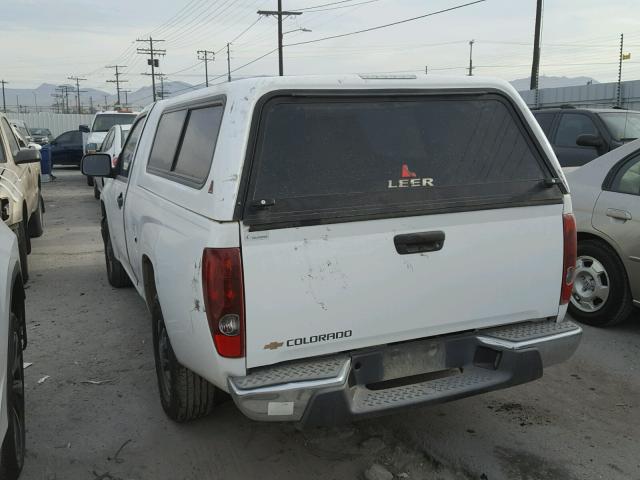 1GCCS148268112936 - 2006 CHEVROLET COLORADO WHITE photo 3