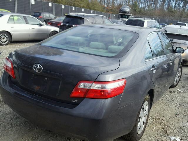 4T1BE46K68U248036 - 2008 TOYOTA CAMRY CE CHARCOAL photo 4