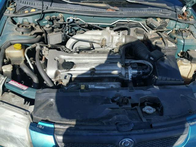 JM1BC1417V0138120 - 1997 MAZDA PROTEGE DX GREEN photo 7