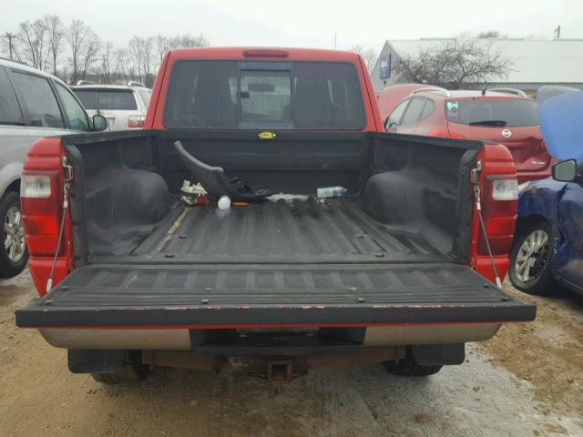 1FTZR45E35PA39513 - 2005 FORD RANGER SUP RED photo 6