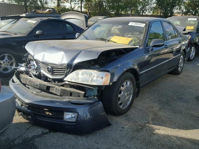 JH4KA96694C003908 - 2004 ACURA 3.5RL BLUE photo 2