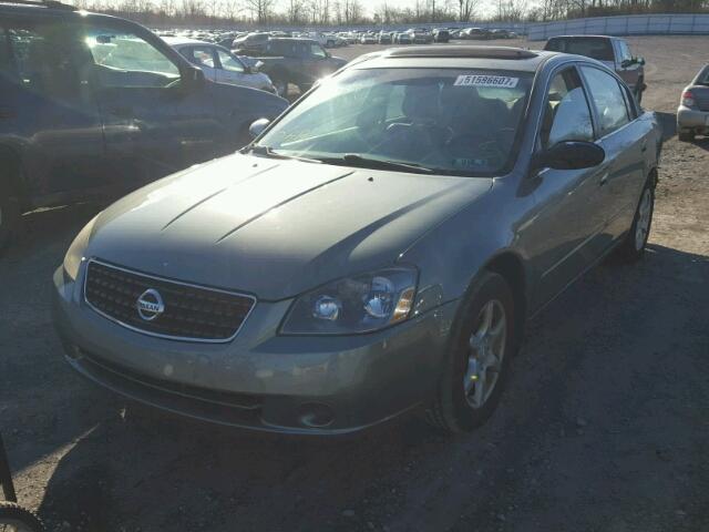 1N4AL11E56C110275 - 2006 NISSAN ALTIMA S GREEN photo 2