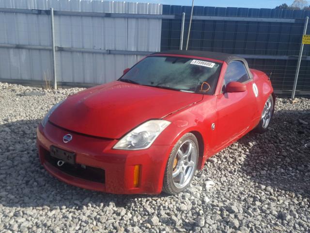 JN1BZ36A07M650565 - 2007 NISSAN 350Z ROADS RED photo 2