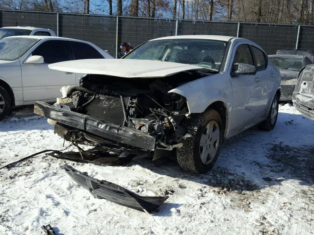 1B3CC4FB4AN124413 - 2010 DODGE AVENGER SX WHITE photo 2