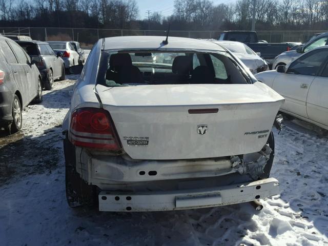 1B3CC4FB4AN124413 - 2010 DODGE AVENGER SX WHITE photo 9