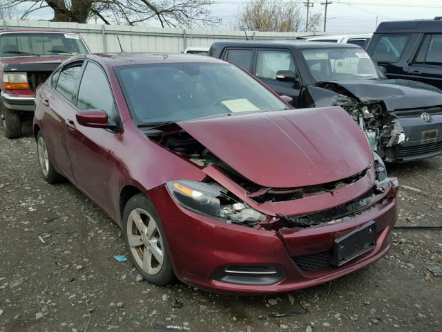 1C3CDFBB0FD337650 - 2015 DODGE DART SXT RED photo 1