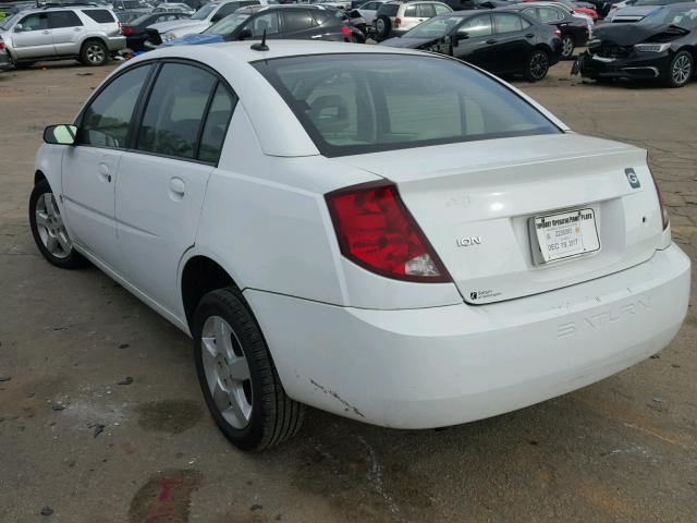 1G8AJ58F97Z102310 - 2007 SATURN ION LEVEL WHITE photo 3