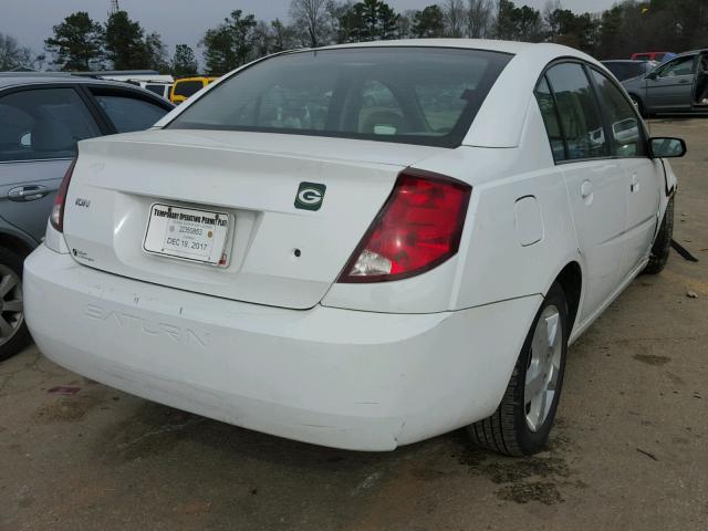 1G8AJ58F97Z102310 - 2007 SATURN ION LEVEL WHITE photo 4