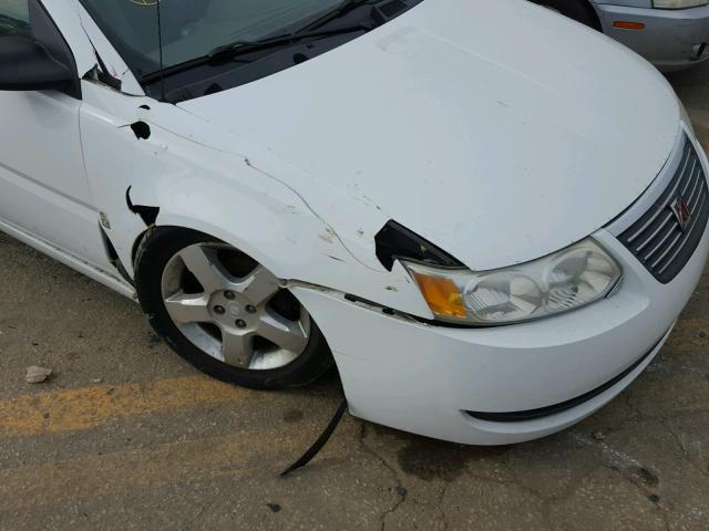 1G8AJ58F97Z102310 - 2007 SATURN ION LEVEL WHITE photo 9