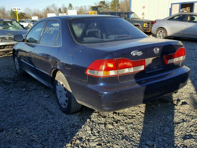 JHMCG66502C011904 - 2002 HONDA ACCORD LX BLUE photo 3